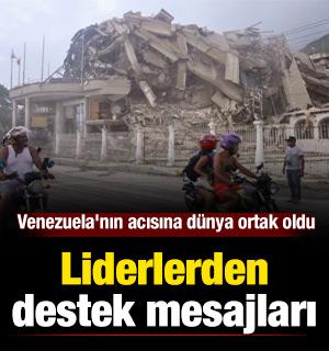 Venezuela'nın acısına d&uuml;nya ortak oldu: Liderlerden destek mesajları