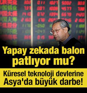 Yapay zekada balon patlıyor mu? K&uuml;resel teknoloji devlerine Asya'da b&uuml;y&uuml;k darbe!
