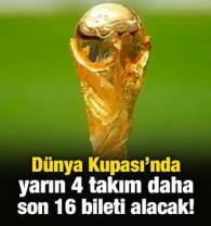 D&uuml;nya Kupası'nda yarın 4 takım daha son 16 bileti alacak! İşte ma&ccedil; programı