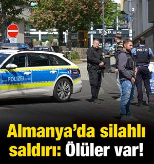 Almanya'da silahlı saldırı: &Ouml;l&uuml;ler var