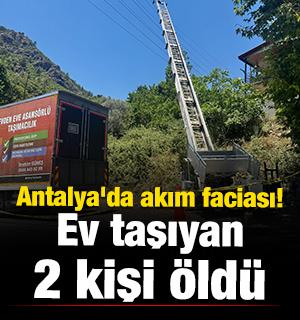 Antalya'da akım faciası: 2 &ouml;l&uuml;