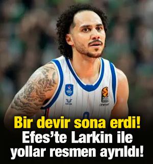 Bir devir sona erdi! Anadolu Efes Shane Larkin'e veda etti