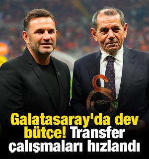Galatasaray'da dev b&uuml;t&ccedil;e! Transfer &ccedil;alışmaları hızlandı