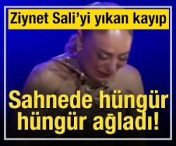 Sahnede h&uuml;ng&uuml;r h&uuml;ng&uuml;r ağladı!