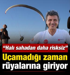 U&ccedil;amadığı zaman r&uuml;yalarına giriyor: Adrenalin tutkunları Kırantepe&rsquo;ye akın ediyor