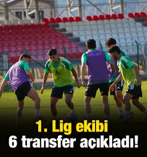 1. Lig ekibi 6 transfer birden a&ccedil;ıkladı!