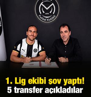 1. Lig ekibi şov yaptı! 5 ismi aynı anda a&ccedil;ıkladılar