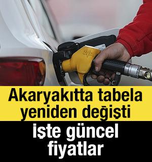 Akaryakıtta tabela yeniden değişti: İşte g&uuml;ncel fiyatlar