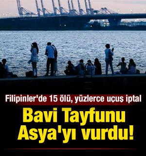 Bavi Tayfunu Asya'yı vurdu: Filipinler'de 15 can kaybı, y&uuml;zlerce u&ccedil;uş iptal