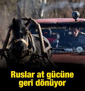 Benzin bulmak zorlaştı: Ruslar at g&uuml;c&uuml;ne geri d&ouml;n&uuml;yor