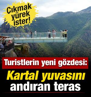&Ccedil;ıkmak y&uuml;rek ister! Torul Kalesi Cam Seyir Terası&rsquo;na yoğun ilgi