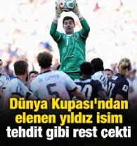 D&uuml;nya Kupası'ndan elenen yıldız isim tehdit gibi rest &ccedil;ekti