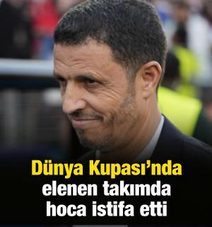 D&uuml;nya Kupası'ndan elenen takımda hoca istifa etti!