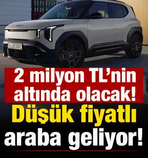 D&uuml;ş&uuml;k fiyatlı araba geliyor: 2 milyon TL'nin altında olacak!