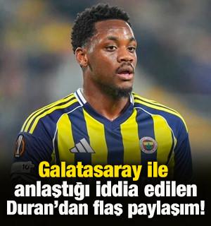 Galatasaray ile anlaştığı iddia edilen Jhon Duran'dan flaş paylaşım!