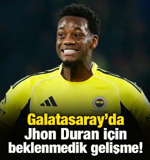 Galatasaray'da beklenmedik Jhon Duran gelişmesi!