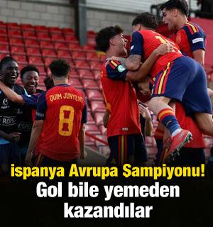 İspanya Avrupa Şampiyonu! Gol bile yemeden kupayı kazandılar