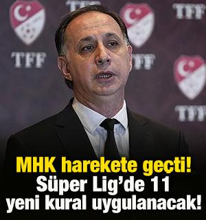MHK harekete ge&ccedil;ti! S&uuml;per Lig'de 11 yeni kural: D&uuml;nya Kupası ayarı &ccedil;ekildi
