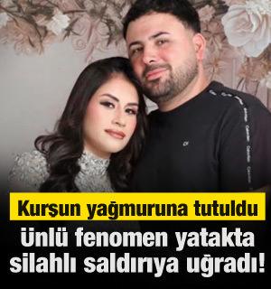 &Uuml;nl&uuml; sosyal medya fenomeni silahlı saldırıya uğradı!