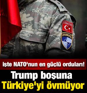 Trump boşuna T&uuml;rkiye'yi &ouml;vm&uuml;yor: İşte NATO'nun en g&uuml;&ccedil;l&uuml; orduları