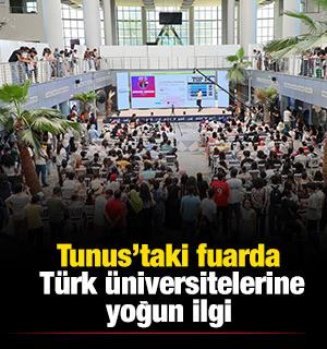 Tunus'taki eğitim fuarında T&uuml;rk &uuml;niversitelerine yoğun ilgi