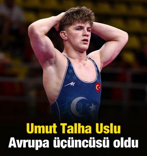 Umut Talha Uslu Avrupa &uuml;&ccedil;&uuml;nc&uuml;s&uuml; oldu