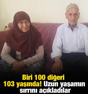 Biri 100 diğeri 103 yaşında! Uzun yaşamın sırrını a&ccedil;ıkladılar