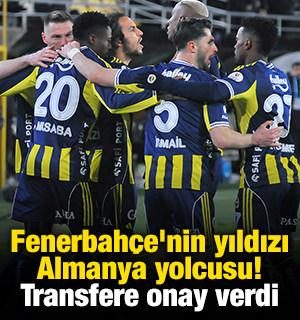 Fenerbah&ccedil;e'nin yıldızı Almanya yolcusu! Transfere onay verdi