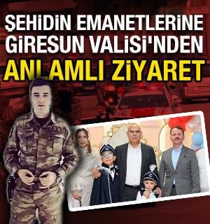 Giresun'da anlamlı s&uuml;nnet merasimi: Vali Ko&ccedil; şehit yeğenlerinin heyecanına ortak oldu