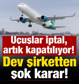 Hava yolu devinden şok karar: U&ccedil;uşlar iptal, artık kapatılıyor!