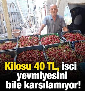 Kilosu 40 TL, iş&ccedil;i yevmiyesini bile karşılamıyor!