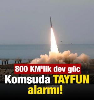 Komşuda TAYFUN alarmı: 800 KM'lik dev g&uuml;&ccedil;