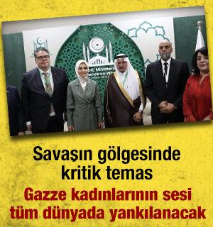 Savaşın g&ouml;lgesinde kritik temas: Gazze kadınlarının sesi t&uuml;m d&uuml;nyada yankılanacak