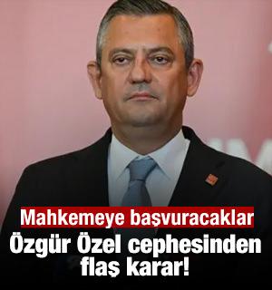 Toplantı sonrası &Ouml;zg&uuml;r &Ouml;zel cephesinden flaş karar!
