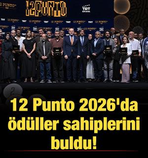 12 Punto 2026'da &ouml;d&uuml;ller sahiplerini buldu!