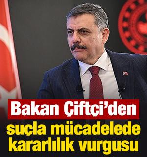 Bakan &Ccedil;ift&ccedil;i'den su&ccedil;la m&uuml;cadelede kararlılık vurgusu