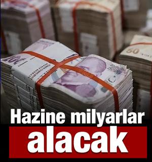 Hazine alacakları 253,4 milyar lira oldu!