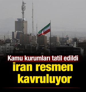 İran resmen kavruluyor: Kamu kurumları tatil edildi