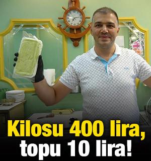 Kilosu 400 lira, topu 10 lira!
