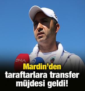 Mardin Teknik Direkt&ouml;r&uuml; Ahmet Cing&ouml;z'den taraftarlara transfer m&uuml;jdesi!