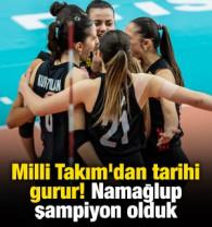 Milli Takım'dan tarihi gurur! Namağlup şampiyon olduk