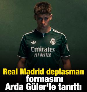 Real Madrid deplasman formasını Arda G&uuml;ler'le tanıttı
