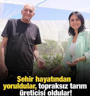 Şehir hayatından yoruldular, topraksız tarım &uuml;reticisi oldular!