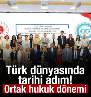 T&uuml;rk D&uuml;nyasına ortak hukuk
