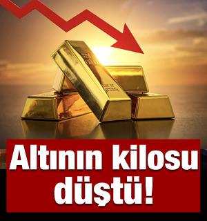 Altının kilogram fiyatı d&uuml;şt&uuml;!