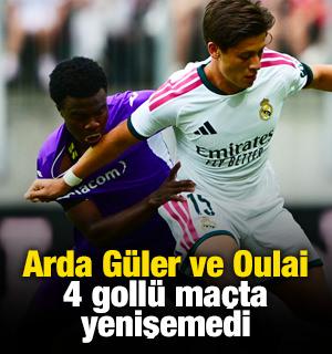 Arda G&uuml;ler ve Oulai 4 goll&uuml; ma&ccedil;ta yenişemedi