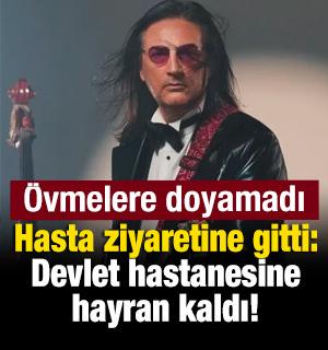 Devlet hastanesini &ouml;vmelere doyamadı!