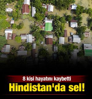 Hindistan'da sel! 8 kişi hayatını kaybetti