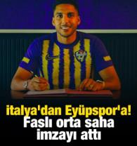 İtalya'dan Ey&uuml;pspor'a! Faslı orta saha imzayı attı