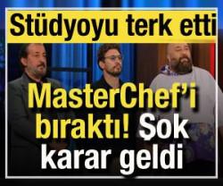 MasterChef'te şok karar! 'İstemiyorum' deyip yarışmayı bıraktı